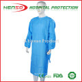 Vestido de isolamento não tecido tecido médico de HENSO